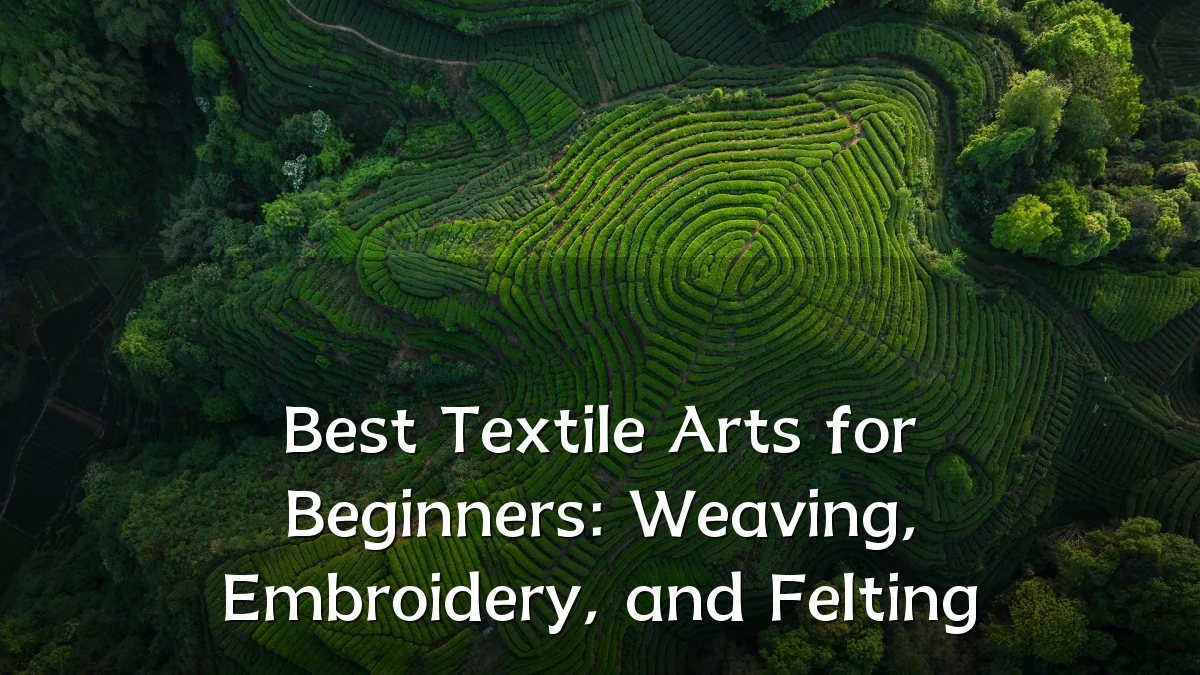 Best Textile Arts for Beginners: Weaving, Embroidery, and Felting