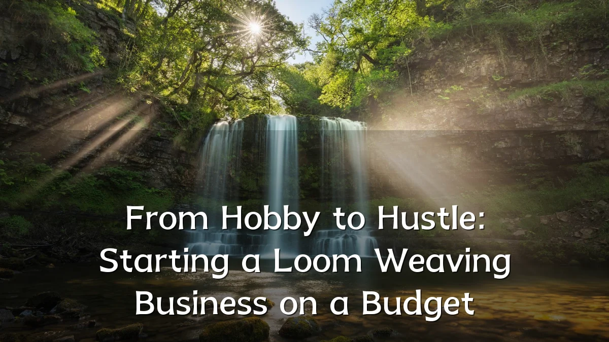 From Hobby to Hustle: Starting a Loom Weaving Business on a Budget