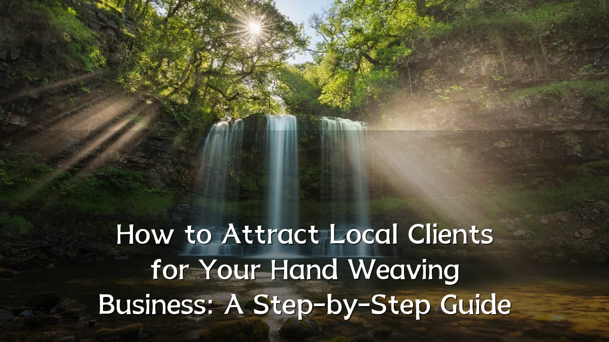 How to Attract Local Clients for Your Hand Weaving Business: A Step-by-Step Guide