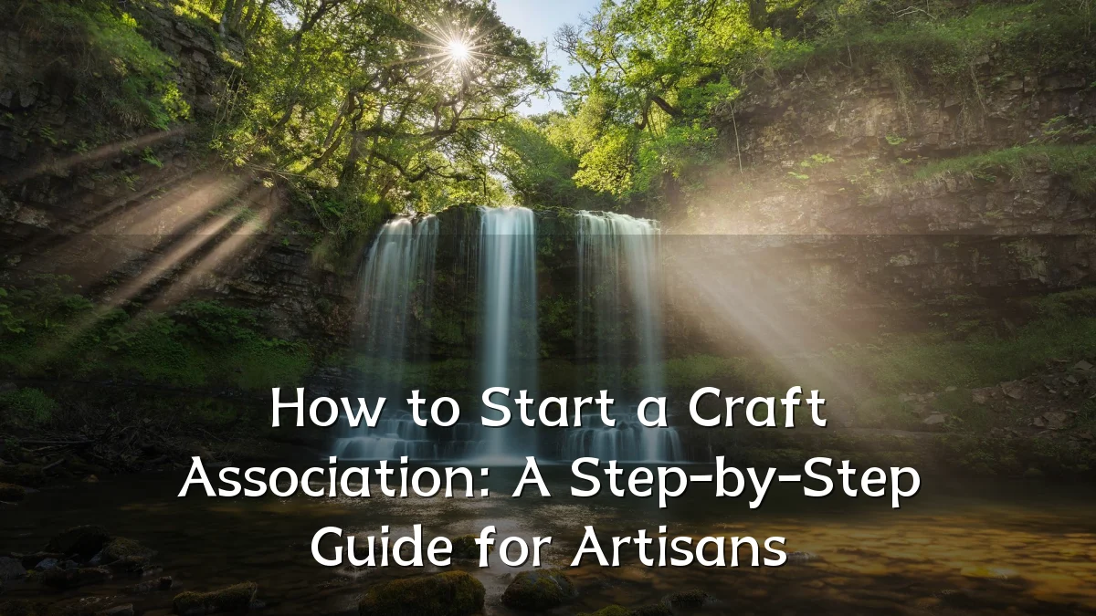 How to Start a Craft Association: A Step-by-Step Guide for Artisans