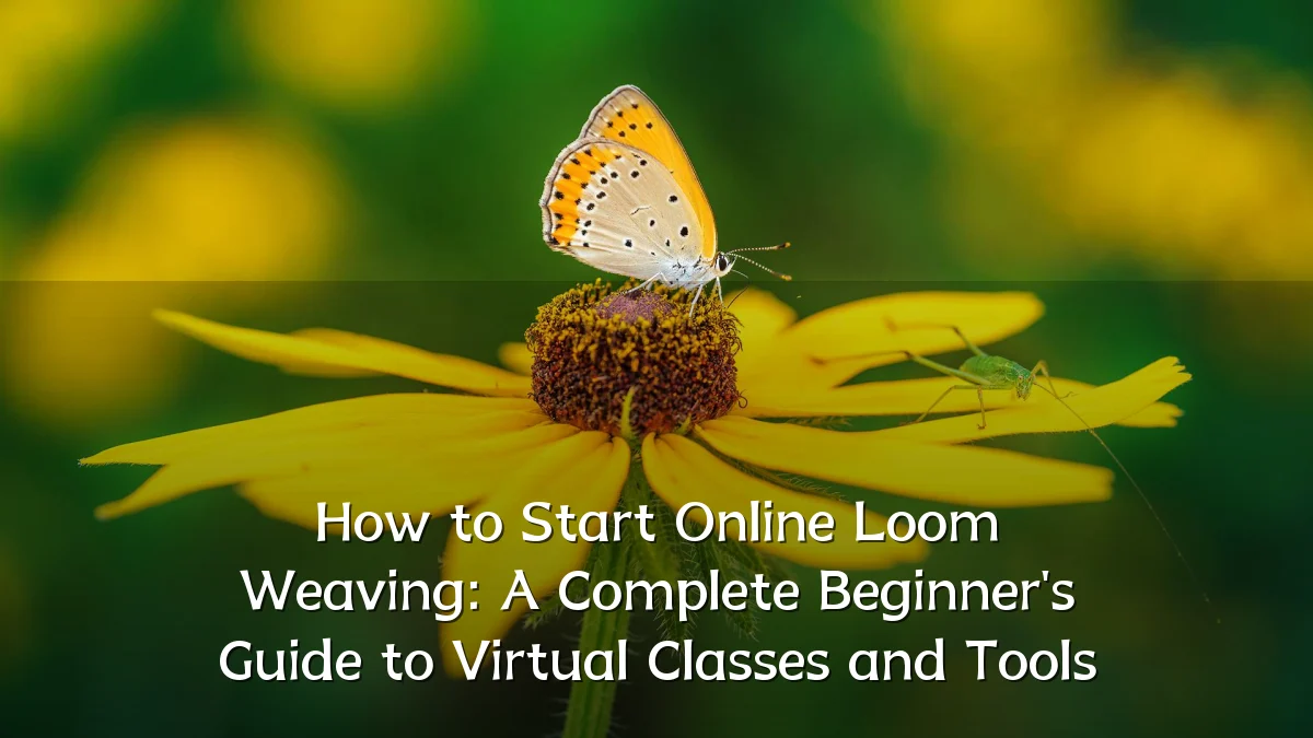 How to Start Online Loom Weaving: A Complete Beginner's Guide to Virtual Classes and Tools