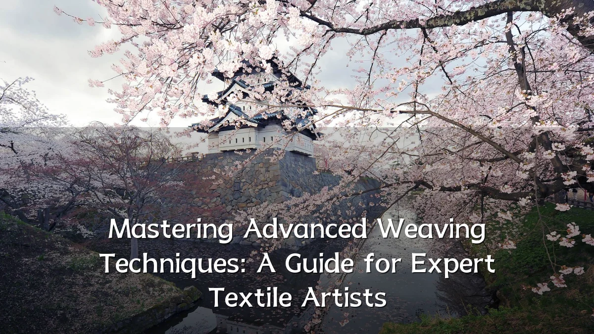 Mastering Advanced Weaving Techniques: A Guide for Expert Textile Artists