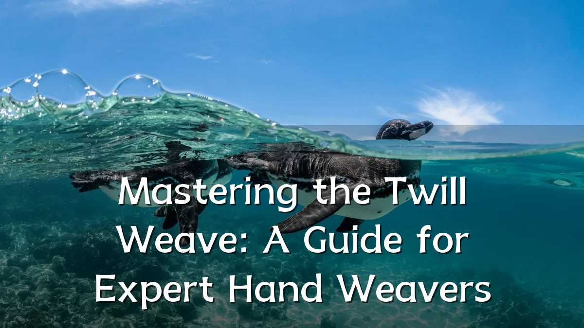 Mastering the Twill Weave: A Guide for Expert Hand Weavers