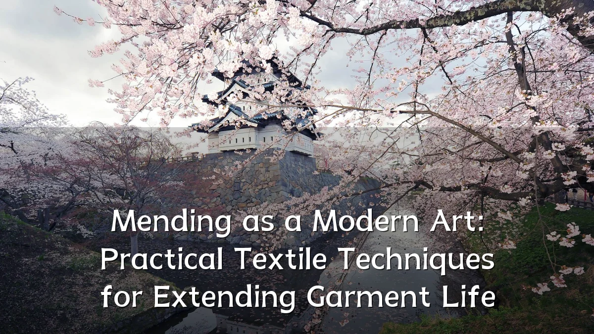 Mending as a Modern Art: Practical Textile Techniques for Extending Garment Life