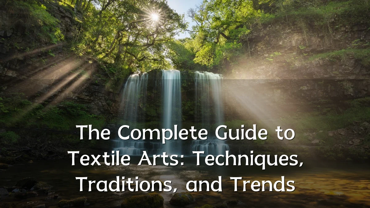 The Complete Guide to Textile Arts: Techniques, Traditions, and Trends