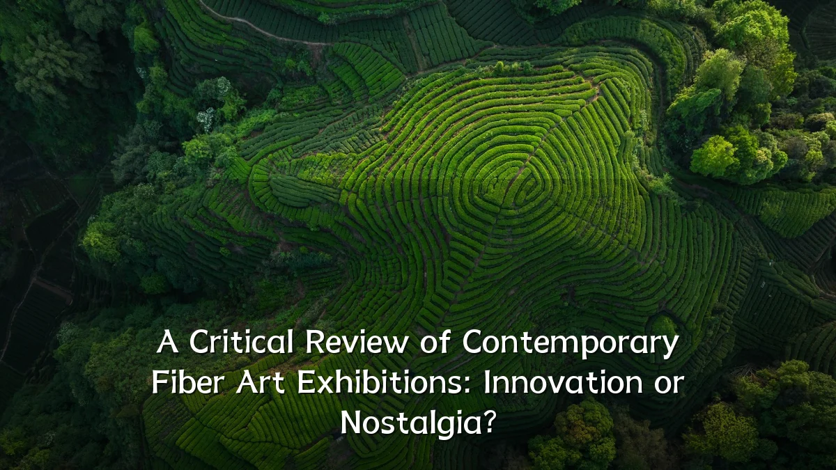 A Critical Review of Contemporary Fiber Art Exhibitions: Innovation or Nostalgia?