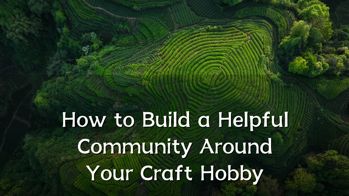 How to Build a Helpful Community Around Your Craft Hobby