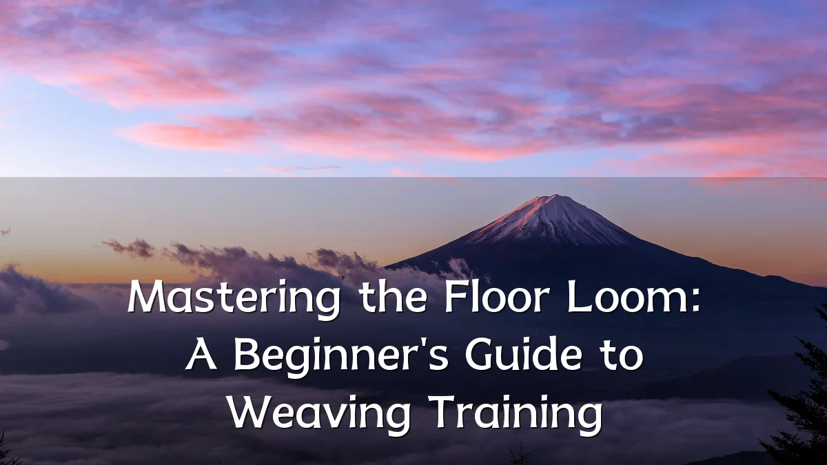 Mastering the Floor Loom: A Beginner's Guide to Weaving Training