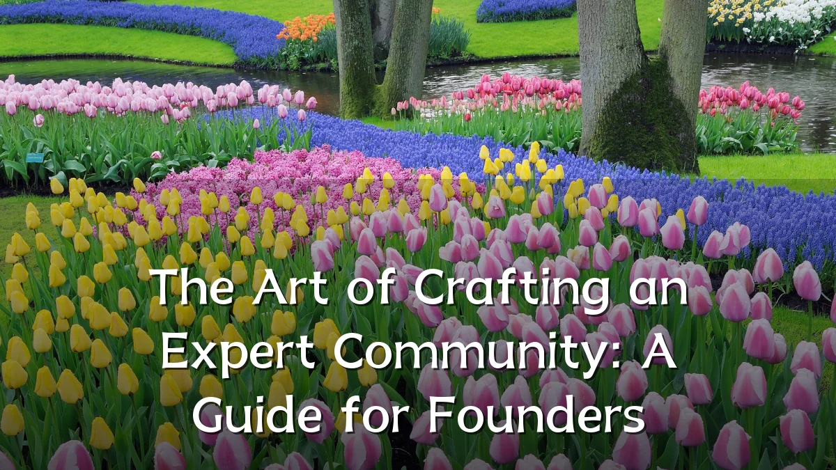 The Art of Crafting an Expert Community: A Guide for Founders